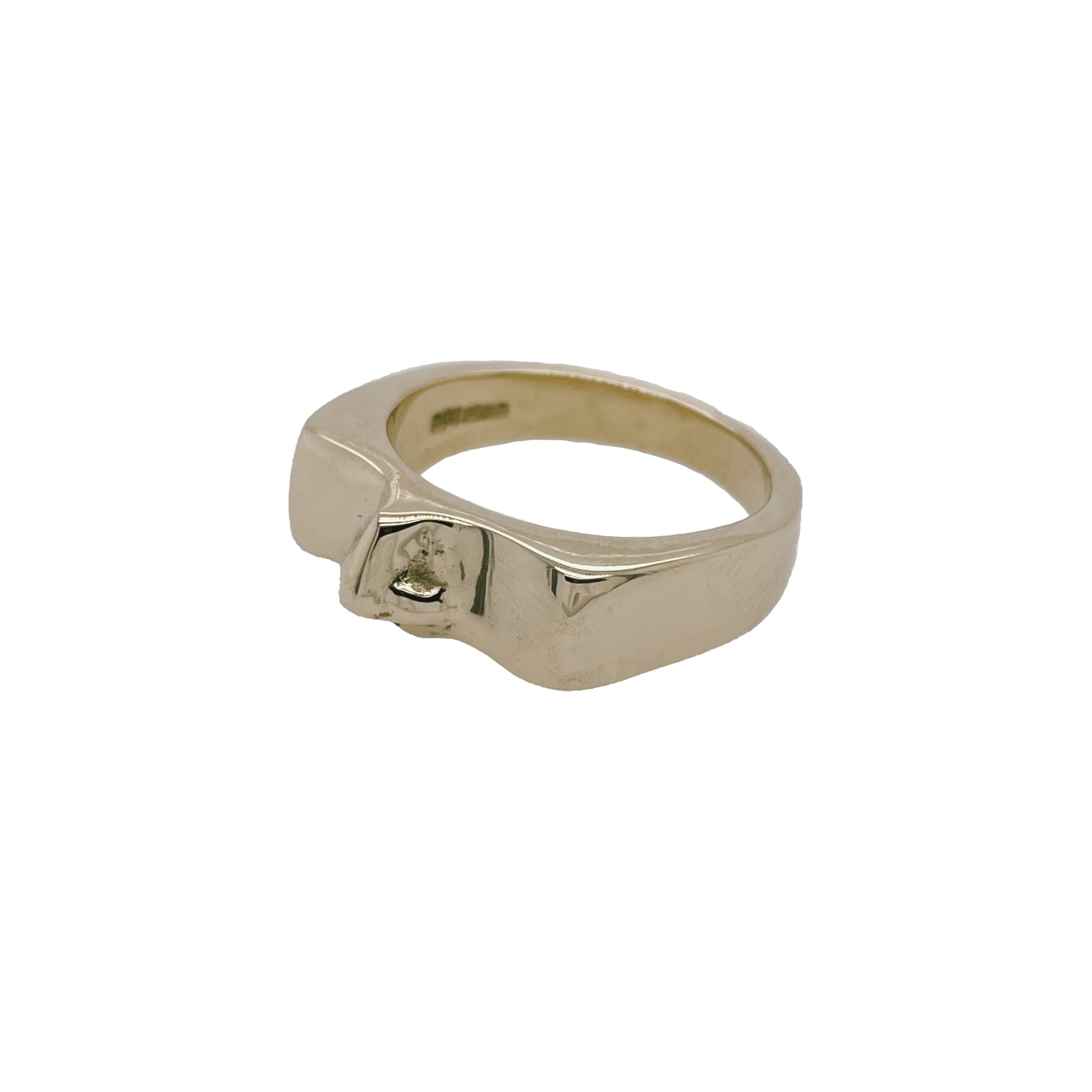 9ct Eco Gold Shnozzer Ring - Image 3