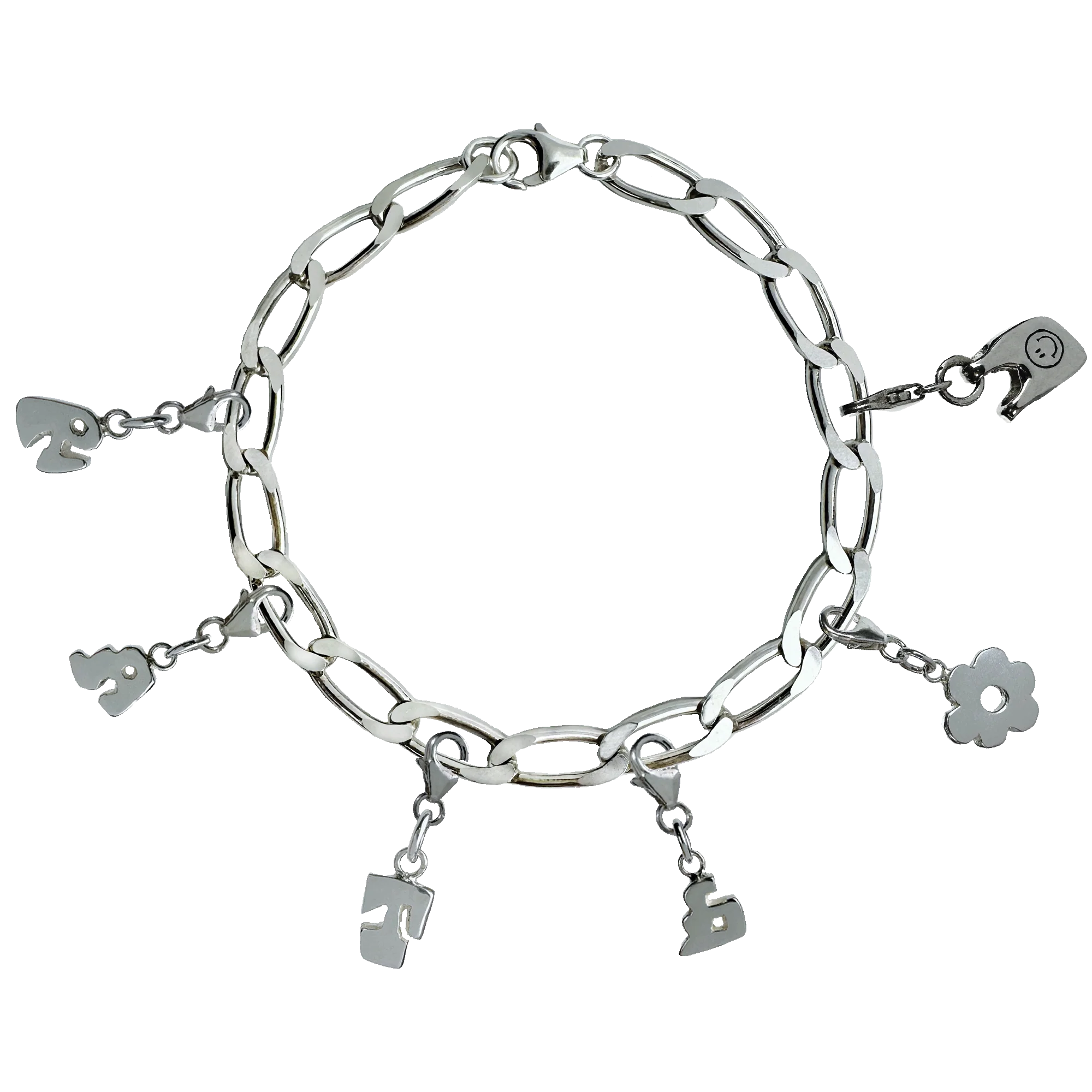 Alphabet and Number Charms with Clasp - Image 4