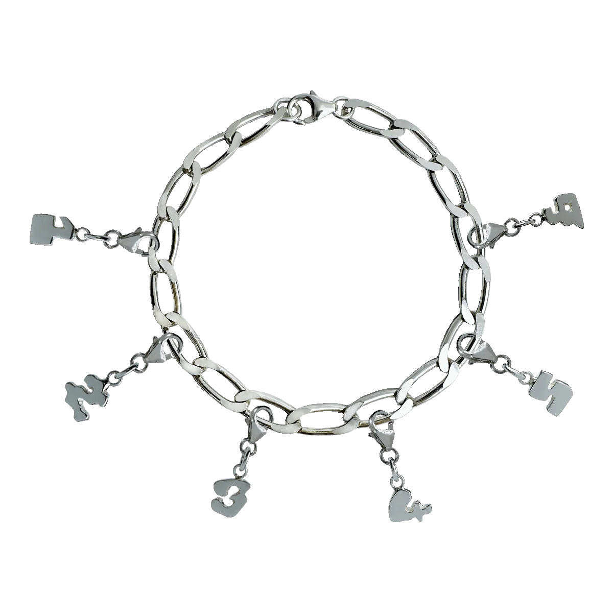 Alphabet and Number Charms with Clasp - Image 8