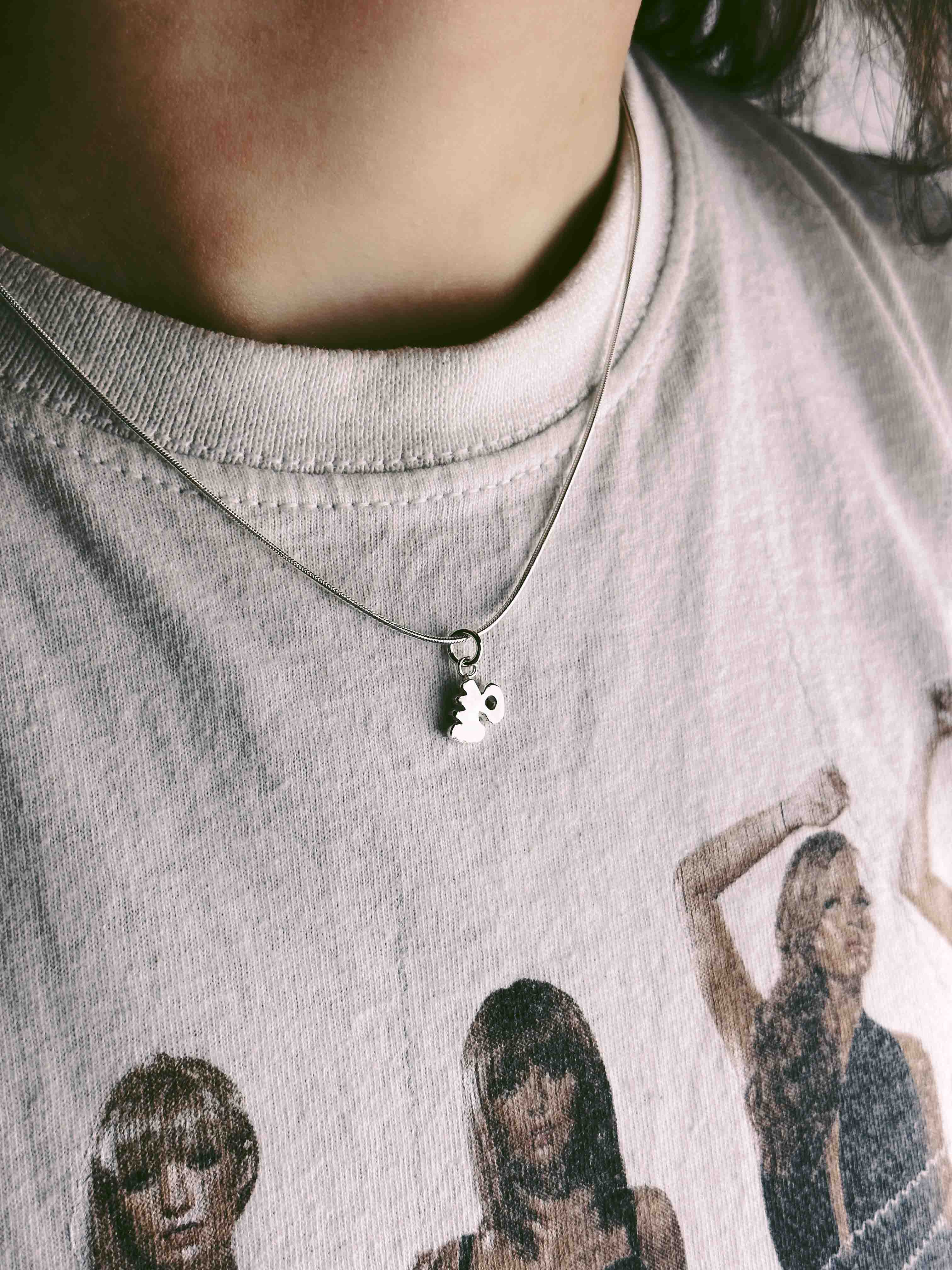 Alphabet and Number Charm Necklace - Image 6