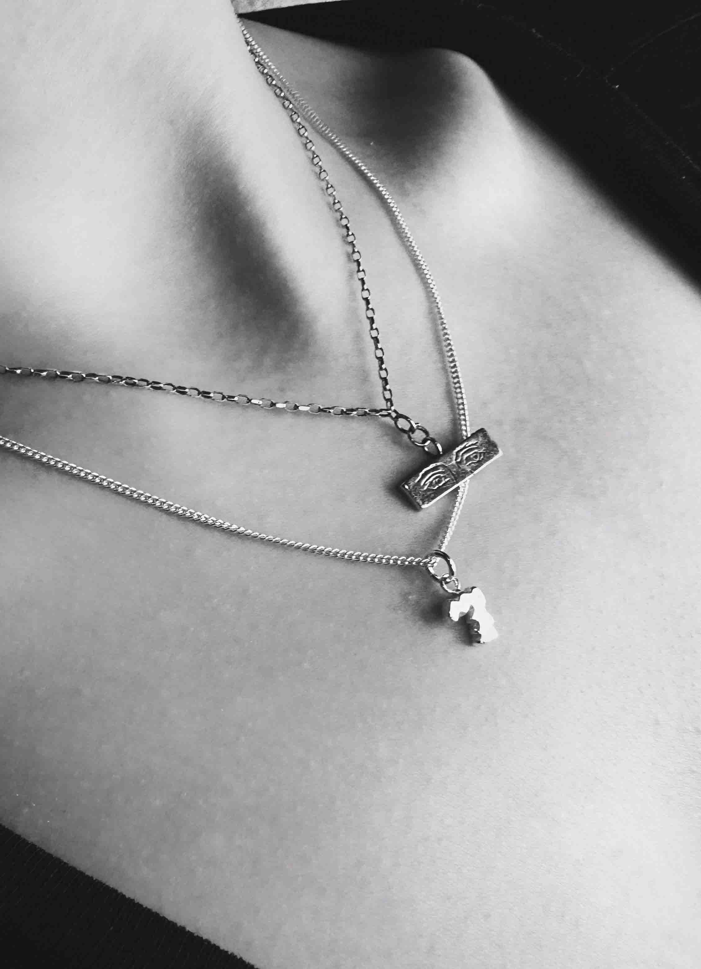 Alphabet and Number Charm Necklace - Image 7