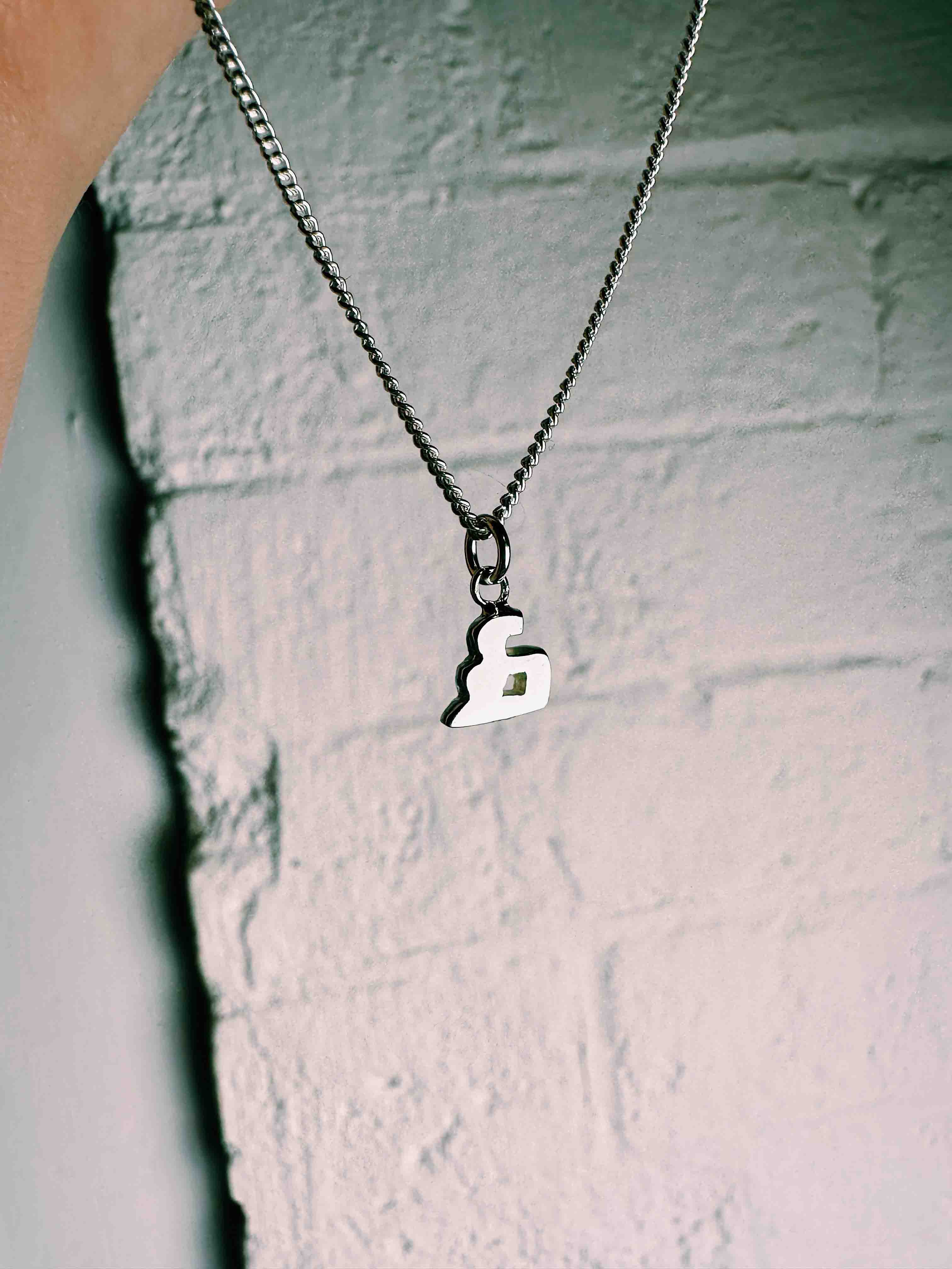 Alphabet and Number Charm Necklace - Image 8