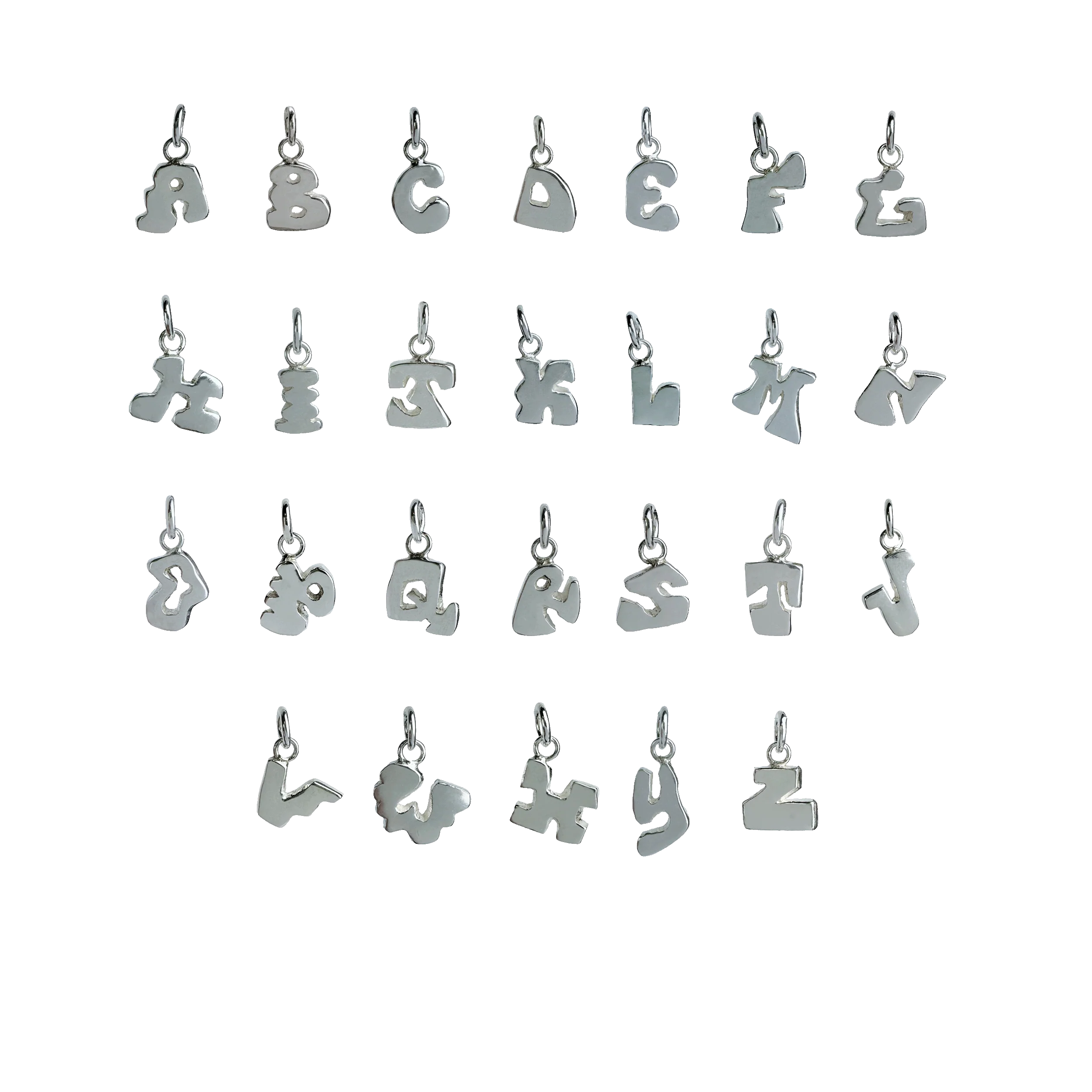 Alphabet and Number Charm Necklace - Image 9