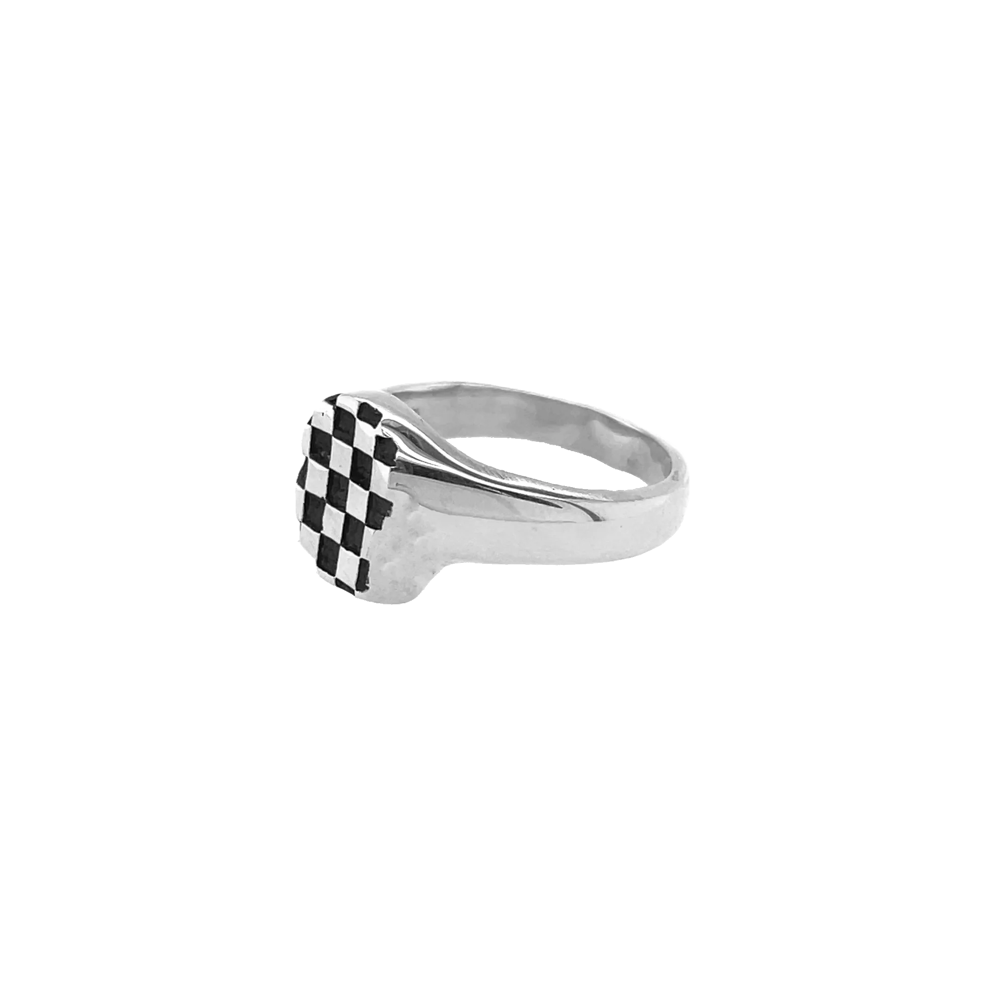 Chequered Head Ring - Image 2
