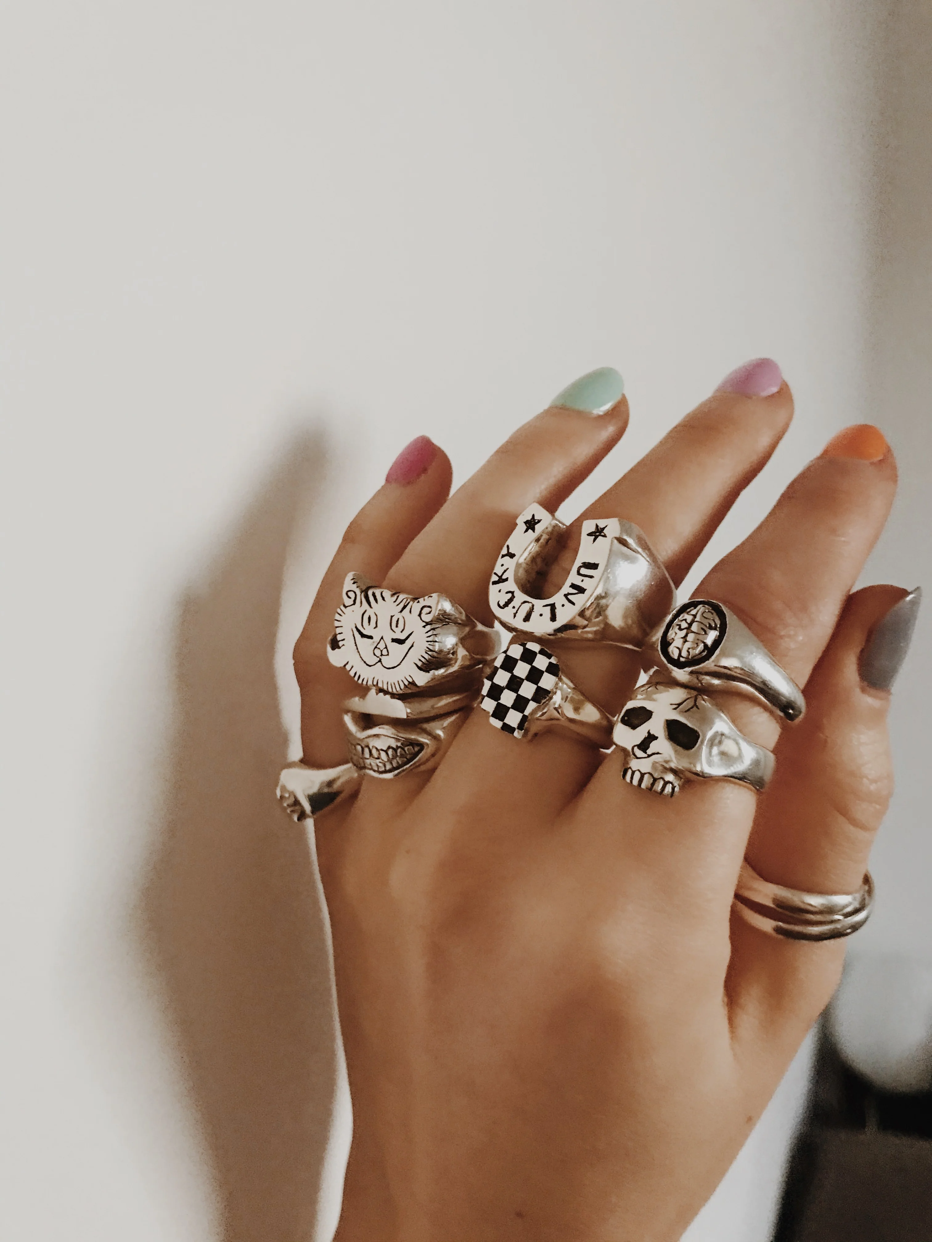 Chequered Head Ring - Image 5