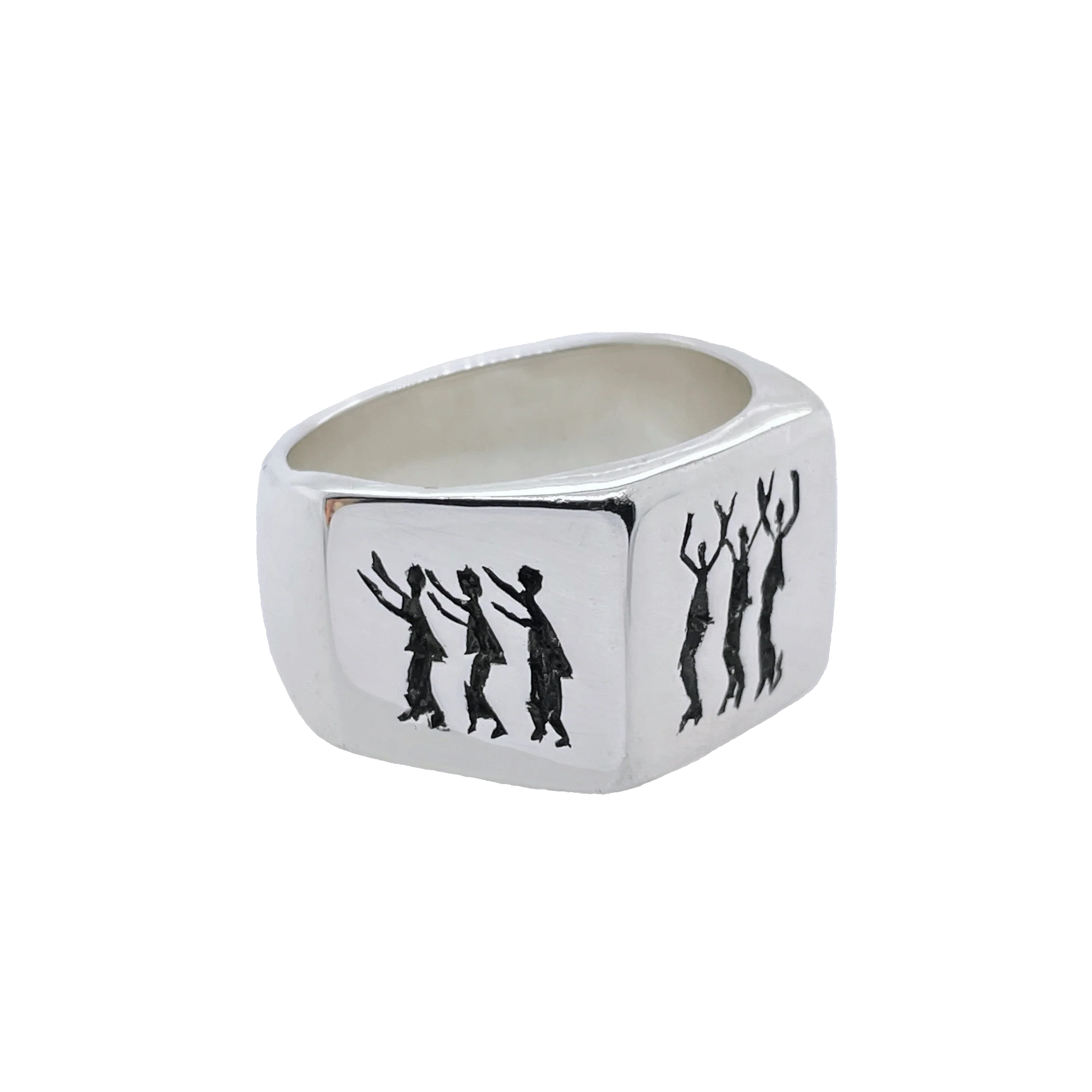 Dancing People Ring - Image 3