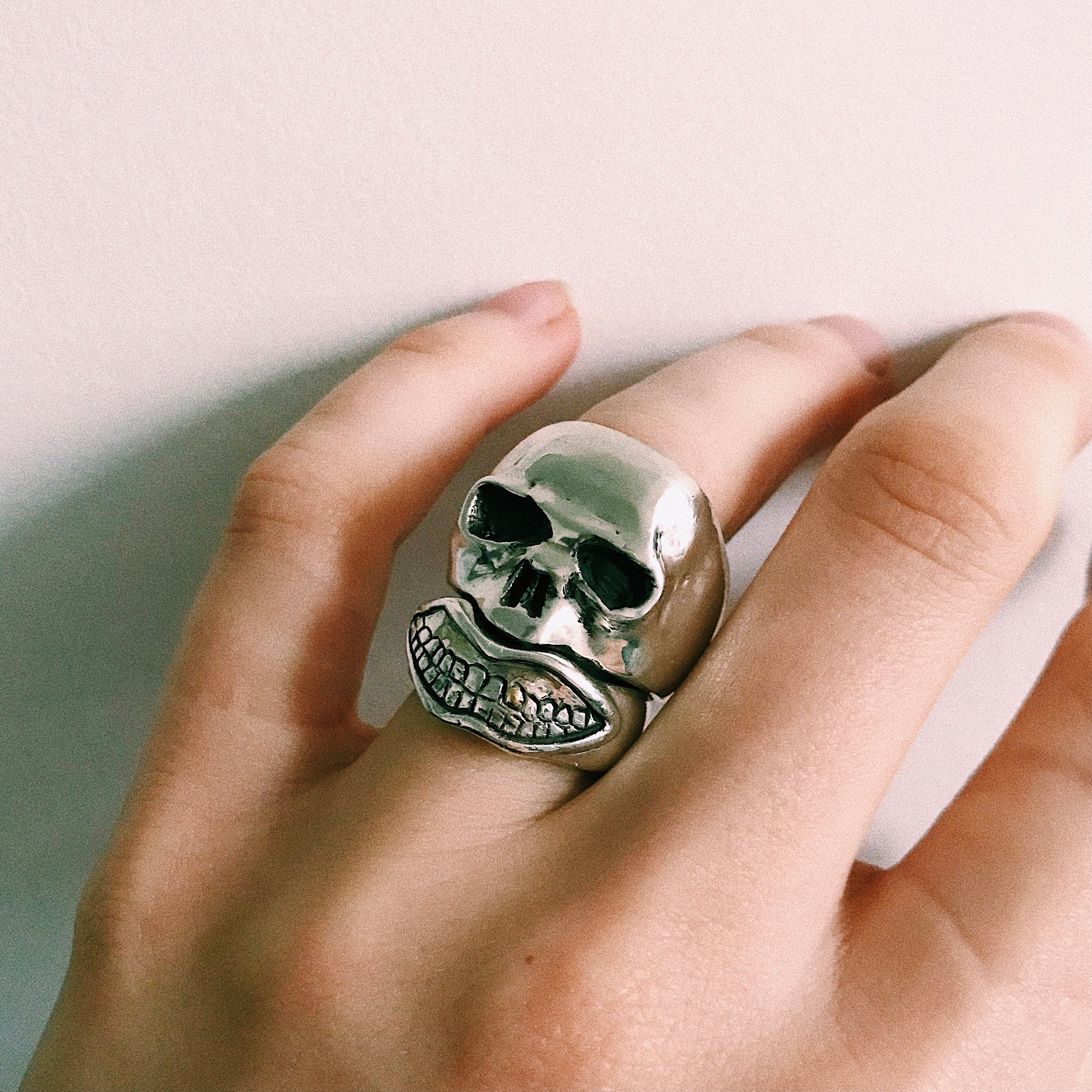 Goodbye Geezer Skull Ring - Image 4