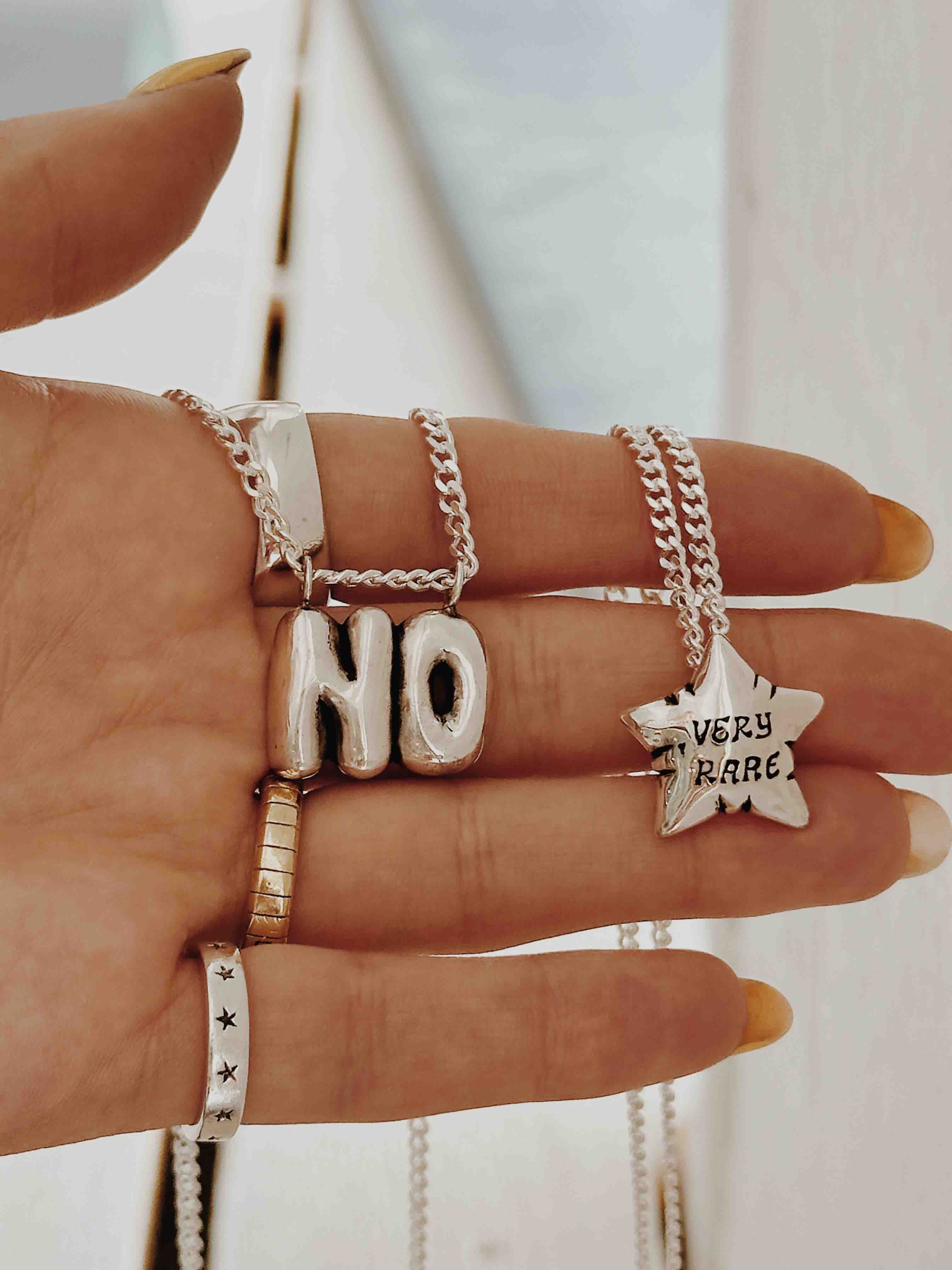 Large NO Necklace - Image 4
