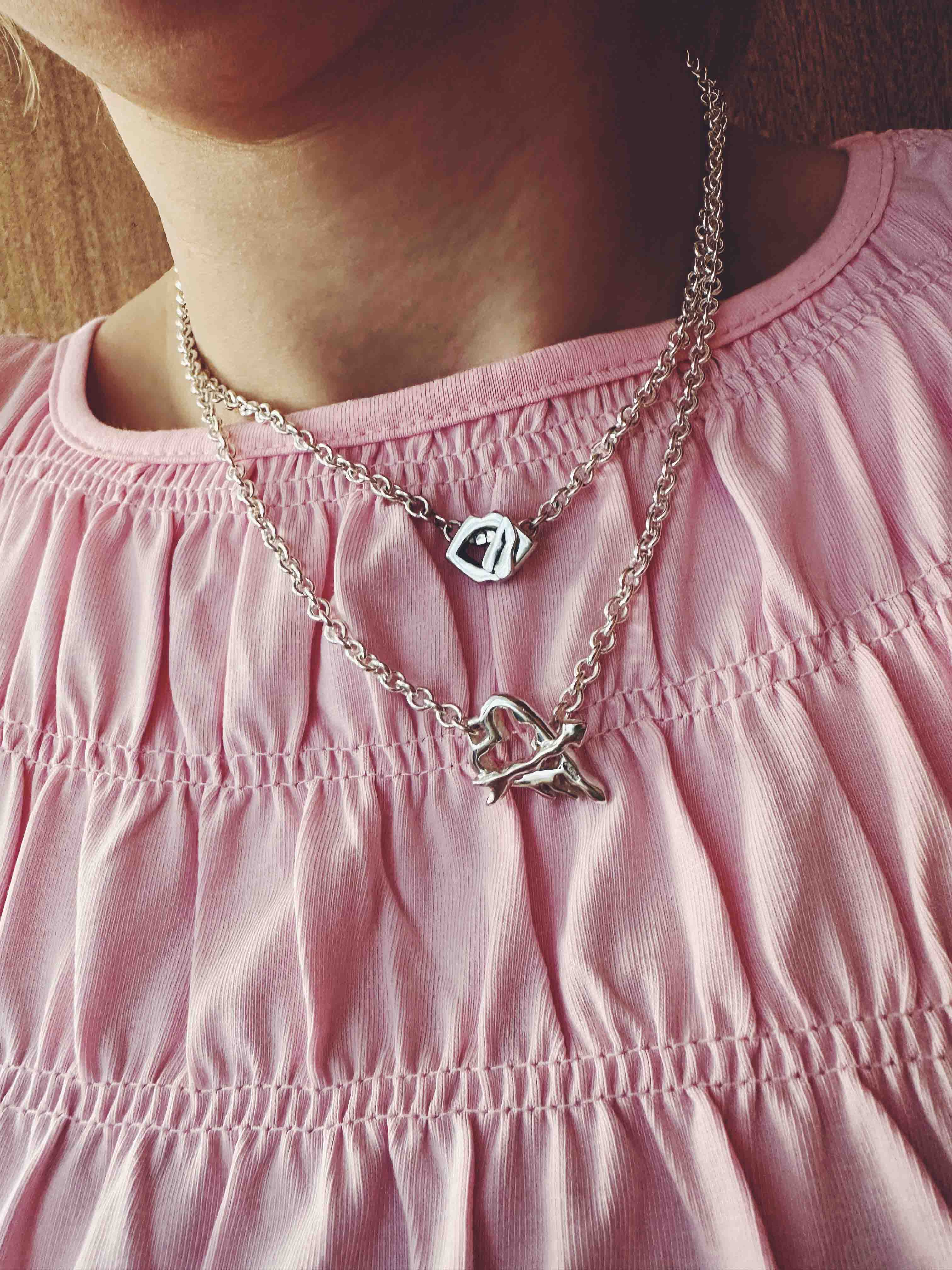 Mini Tongue Toggle Necklace - Image 3