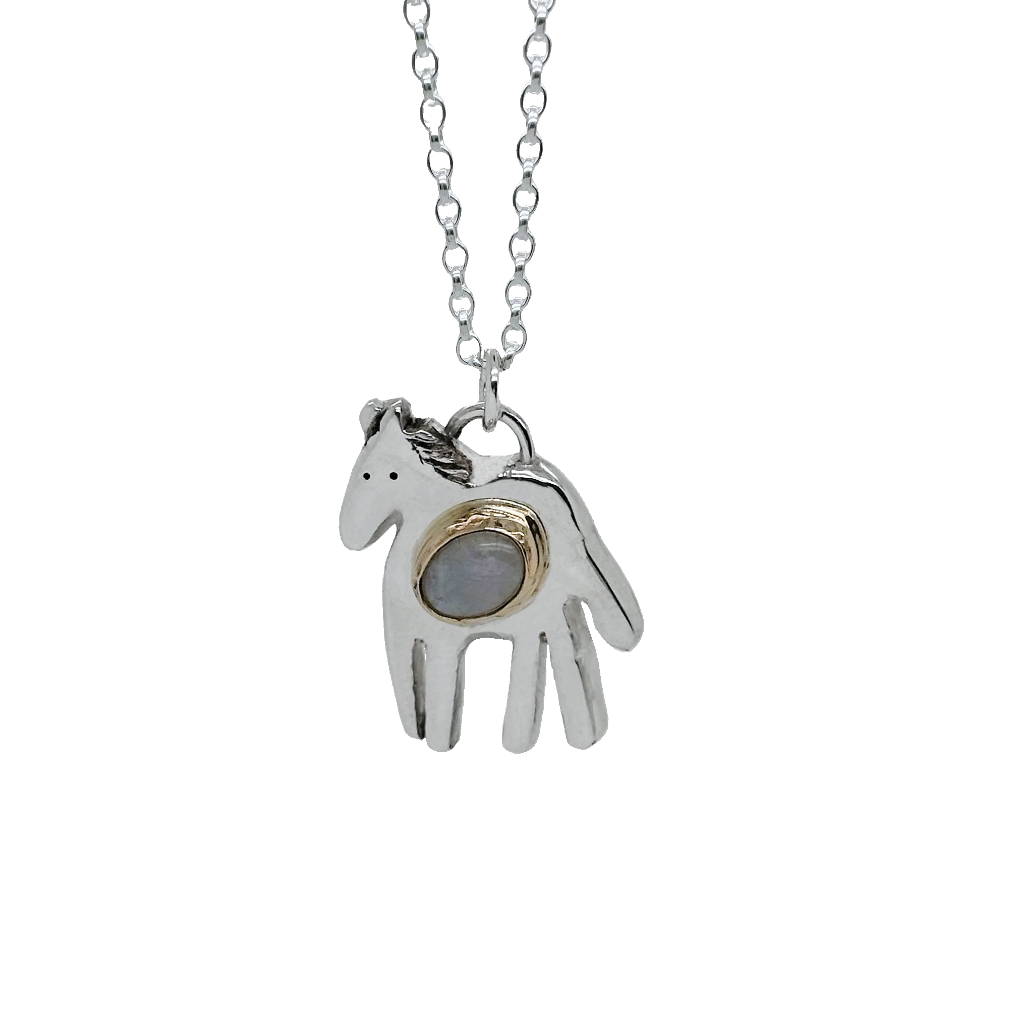 Moonstone Mayoneighs The Horse Necklace - Image 4