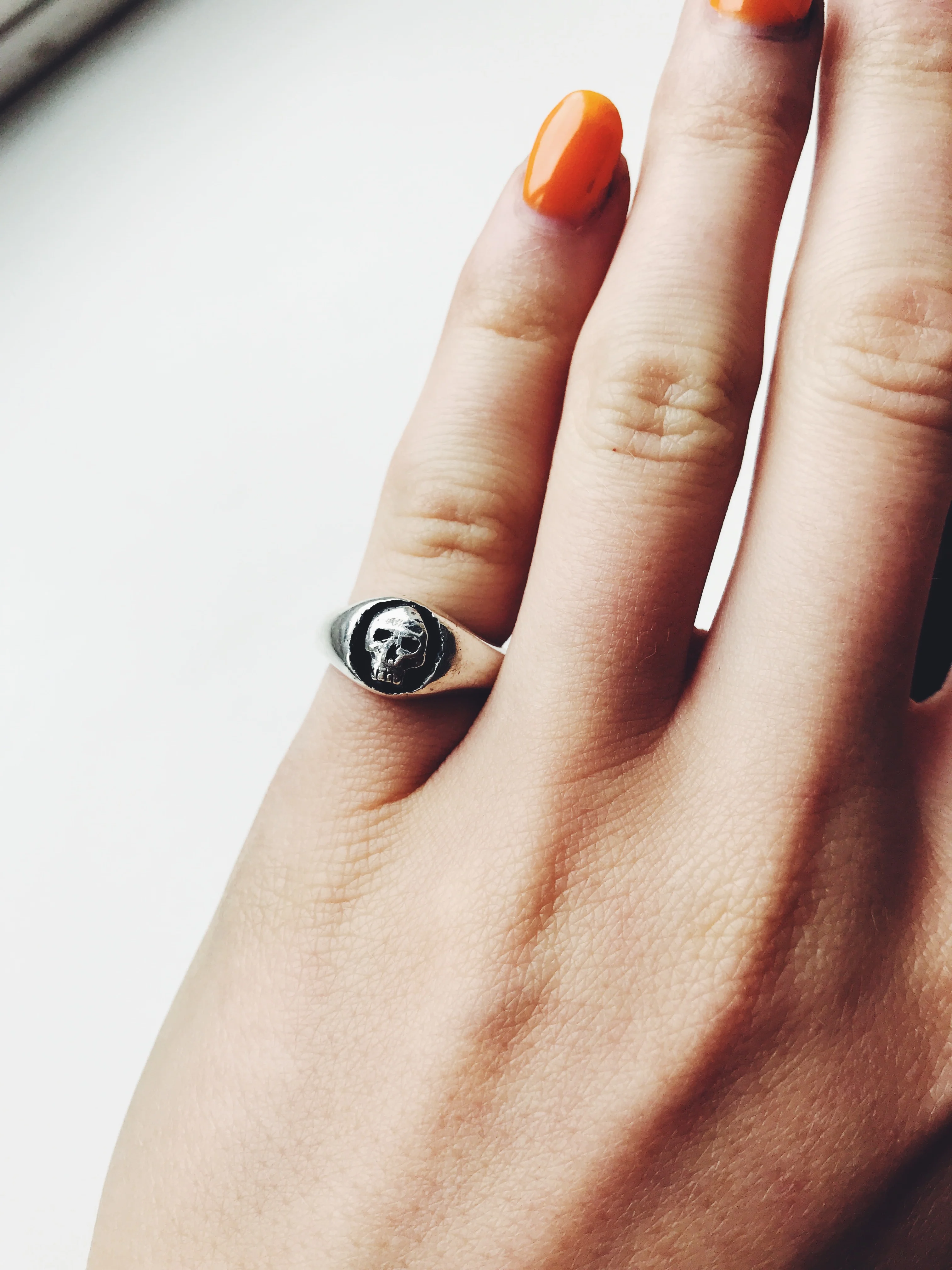 Skull Signet Ring - Image 3