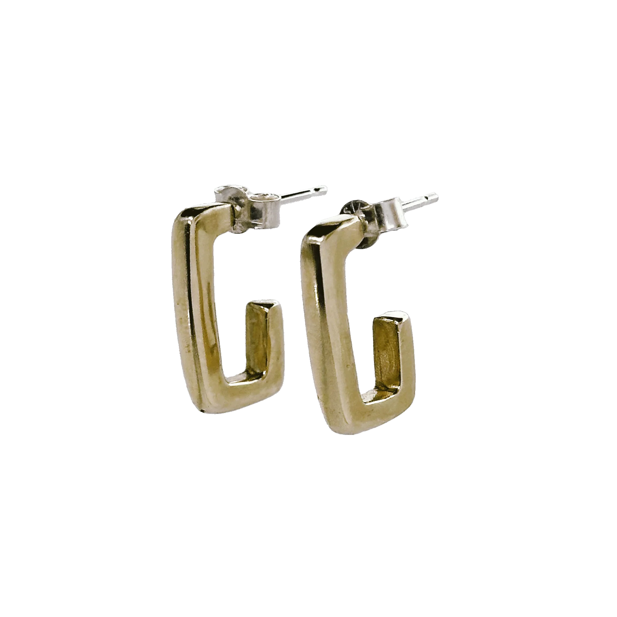 Small Square Hoop Earrings - Image 5