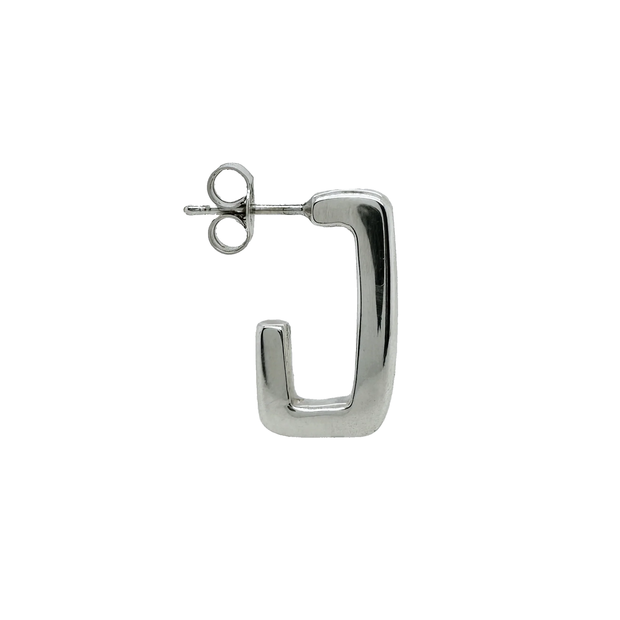 Small Square Hoop Earrings - Image 7