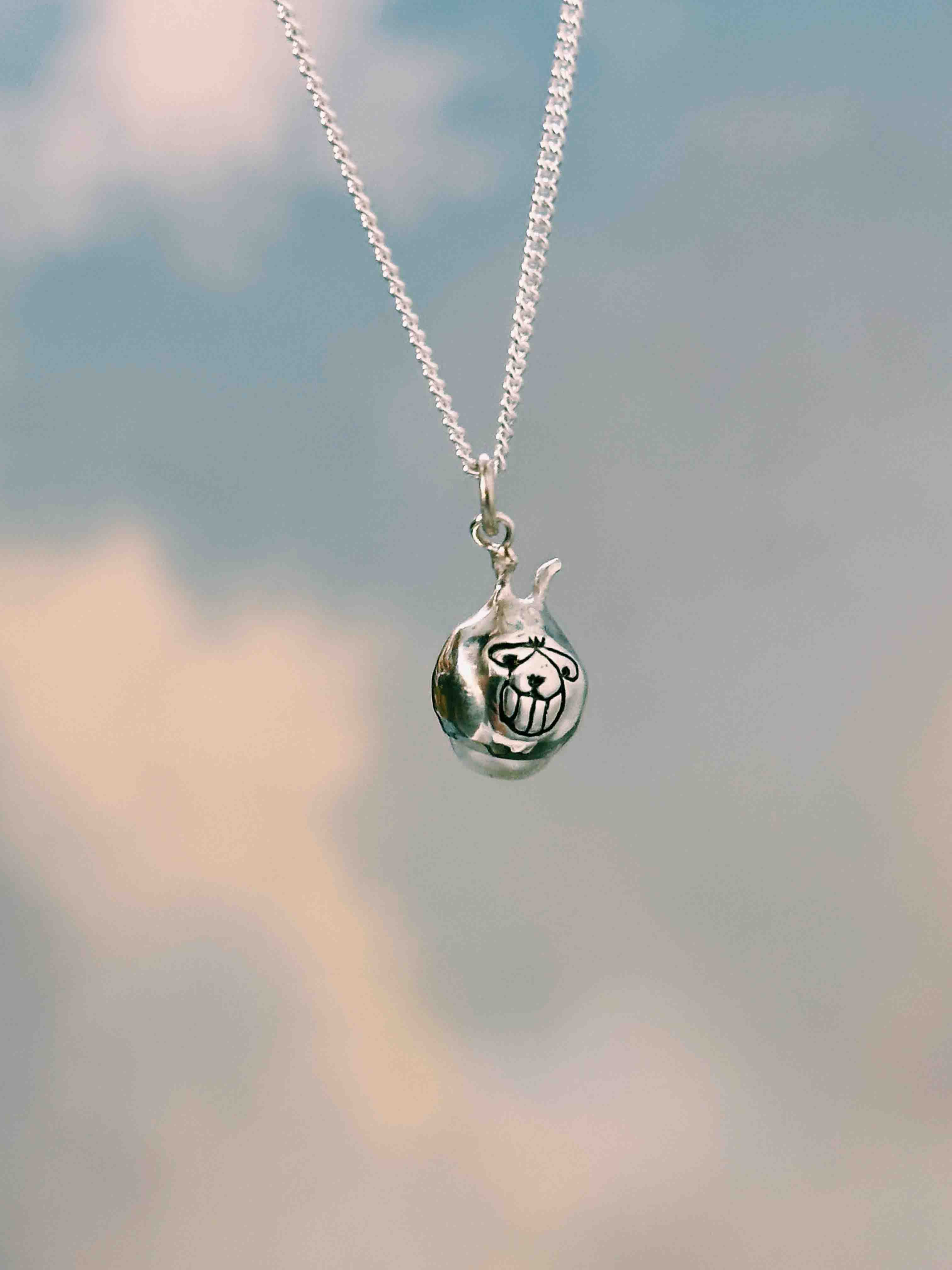 Space Hopper Necklace with Pearl - Image 3