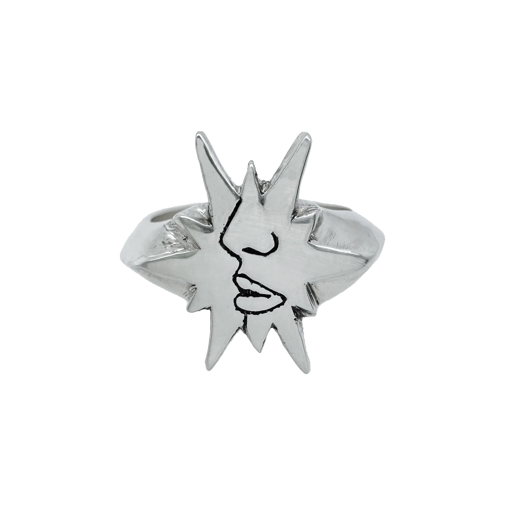 Star Face Ring