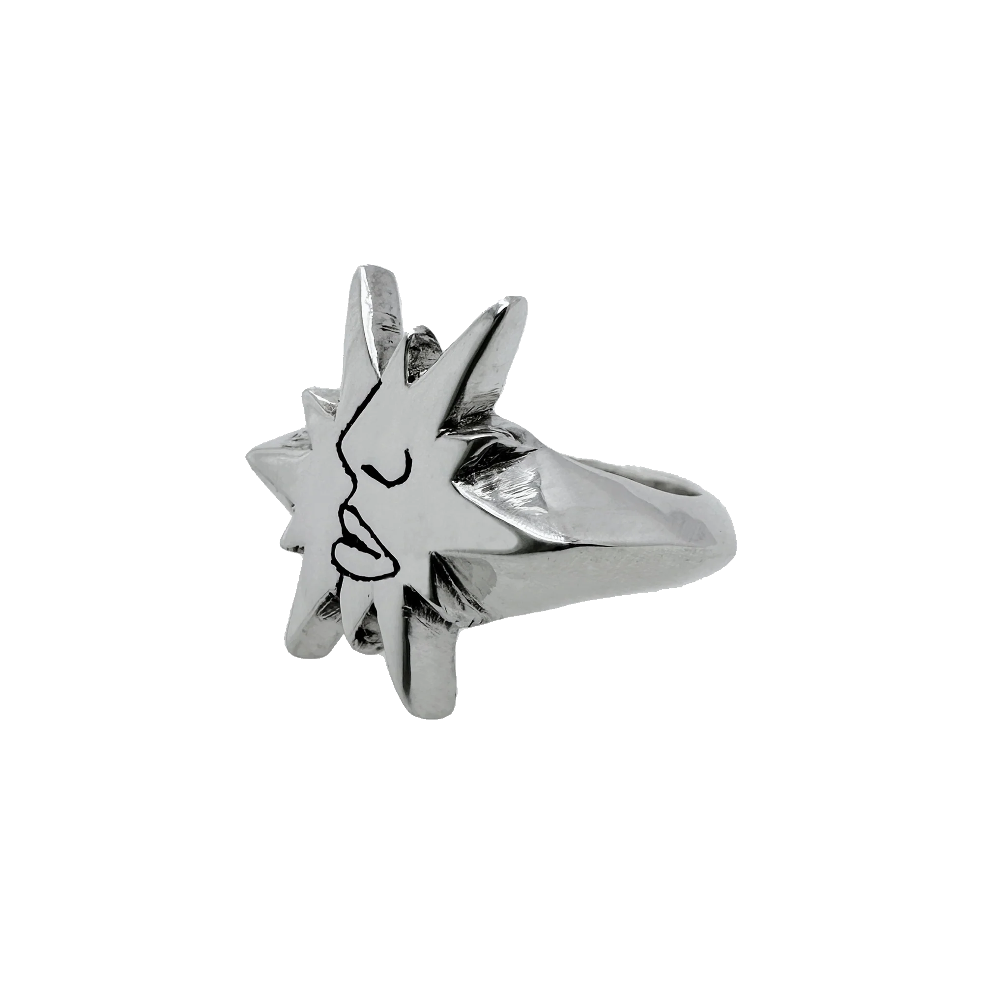 Star Face Ring - Image 2