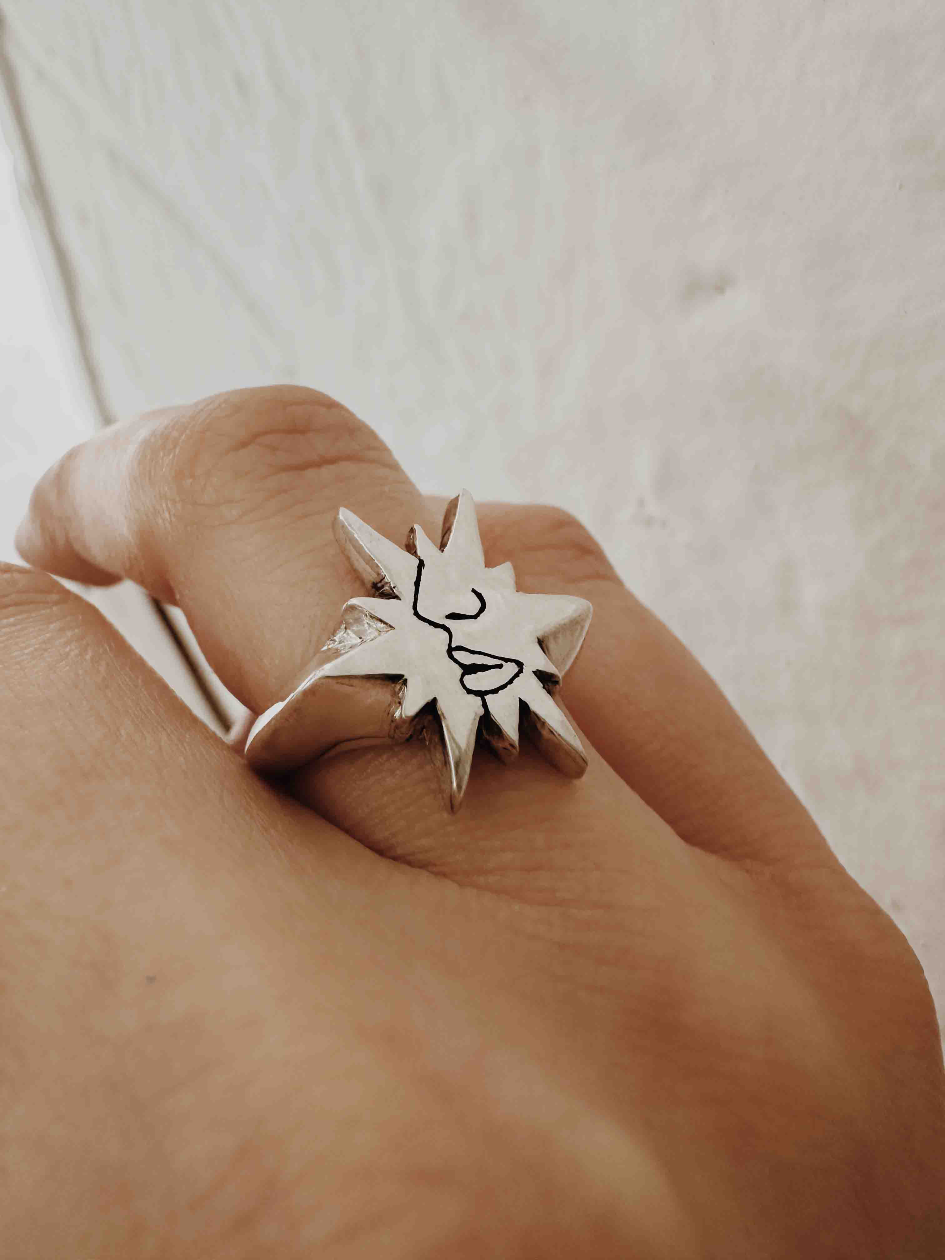 Star Face Ring - Image 3