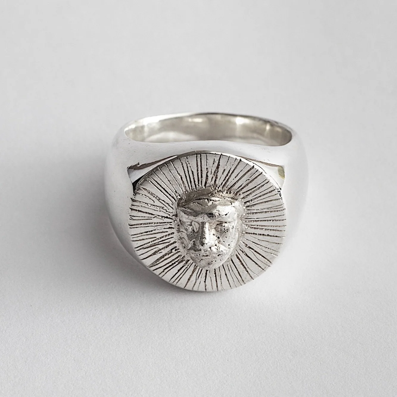 Sun Man Signet Ring - Image 3