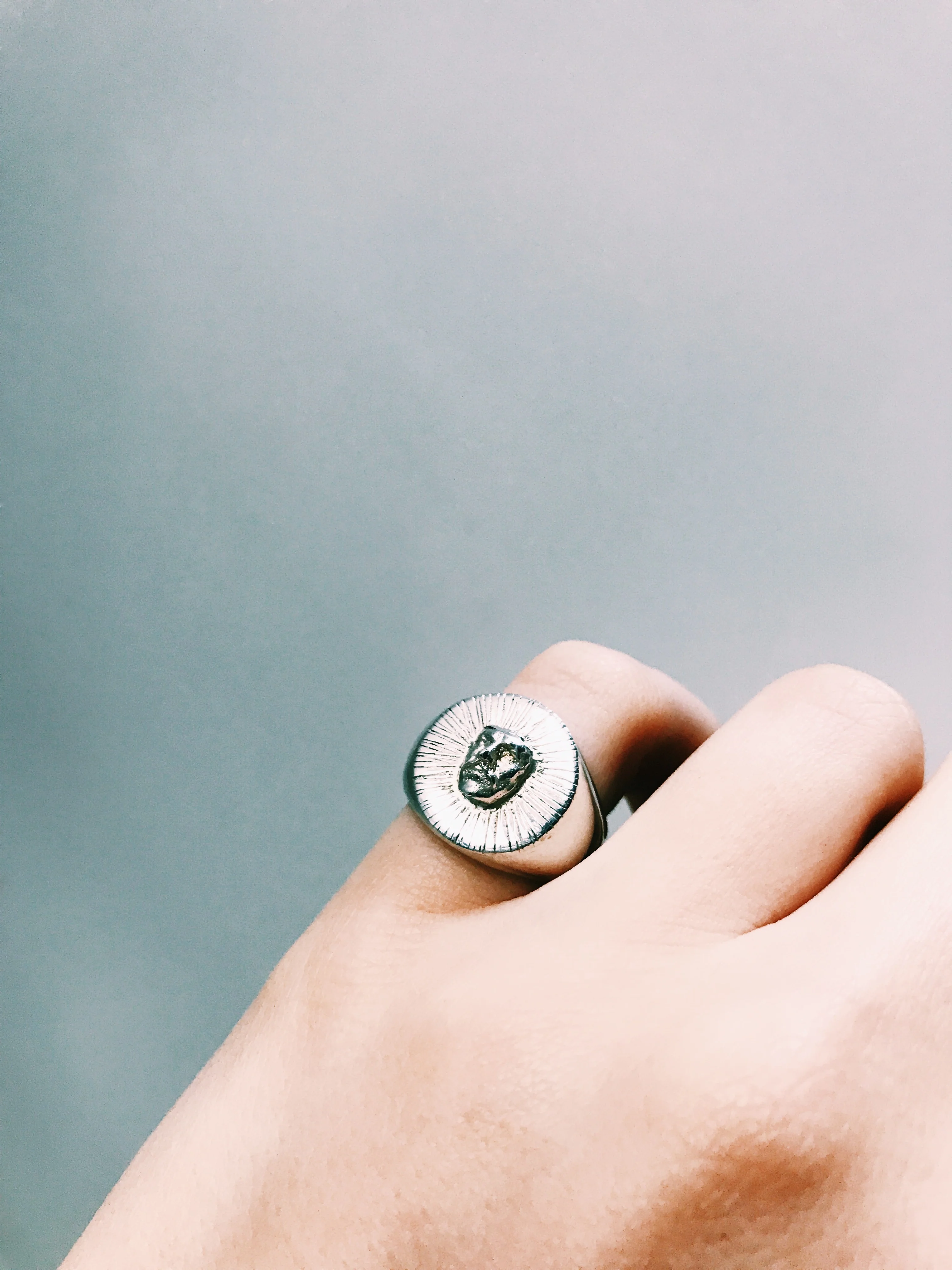 Sun Man Signet Ring - Image 4