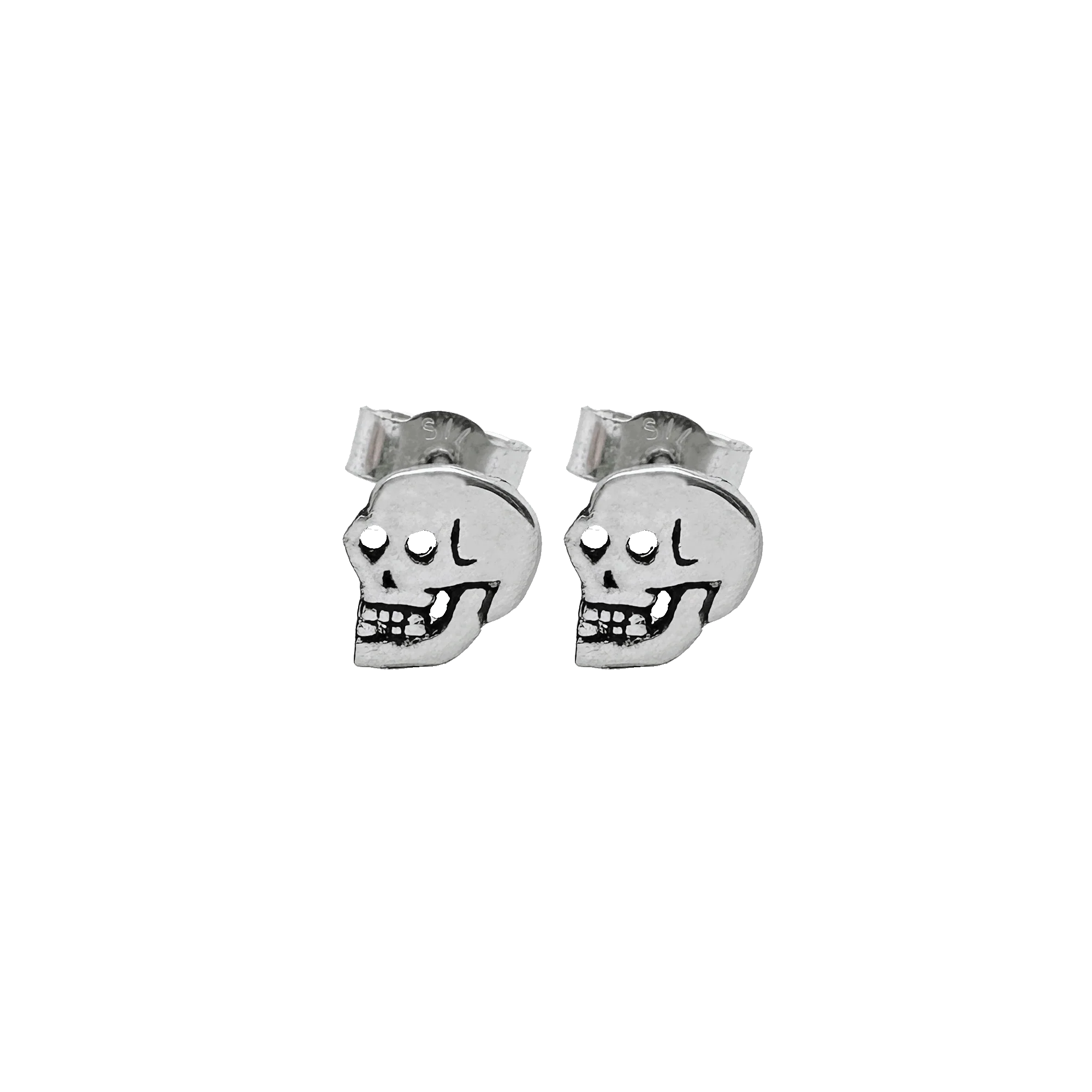 Teeny Tiny Nutter Skull Earrings