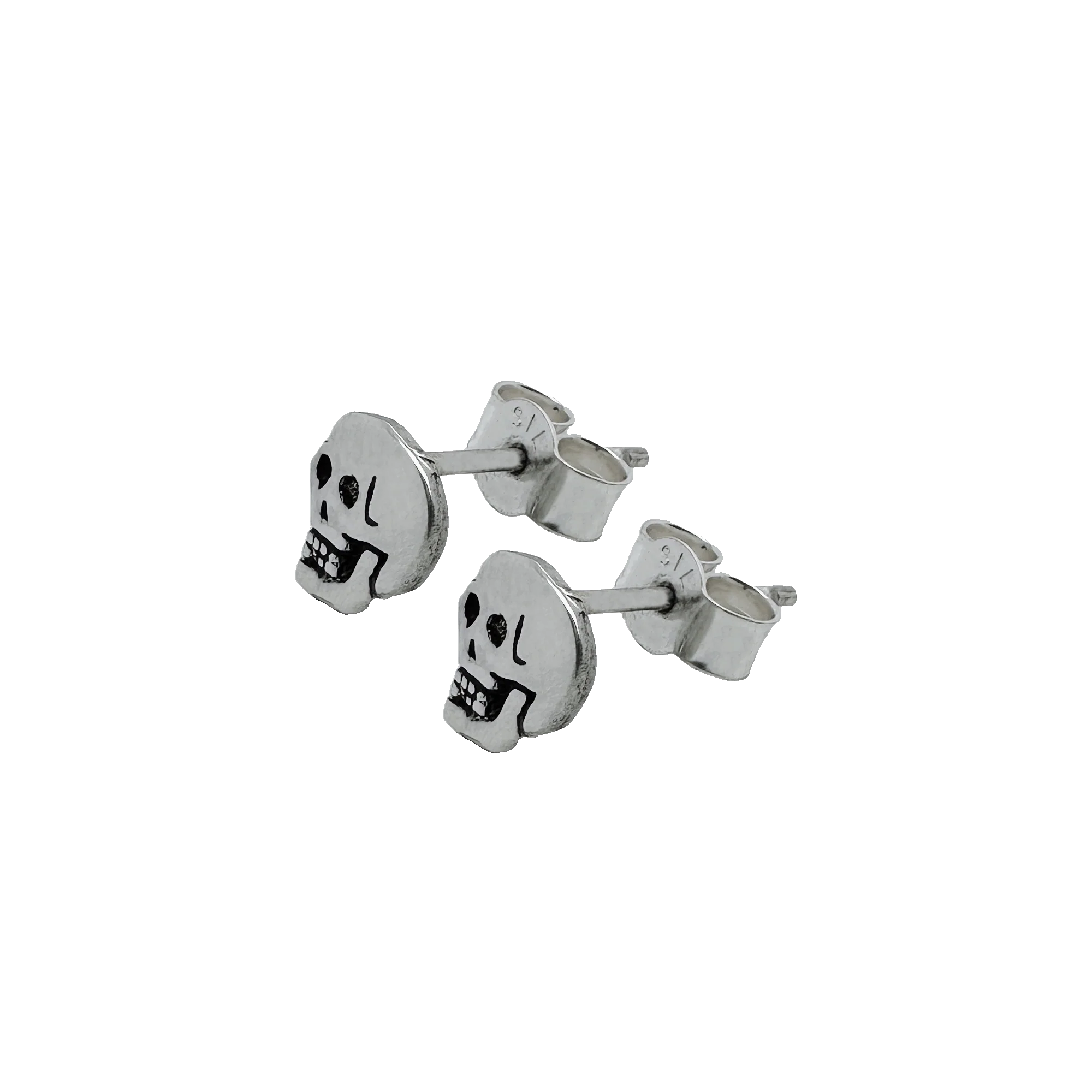 Teeny Tiny Nutter Skull Earrings - Image 2