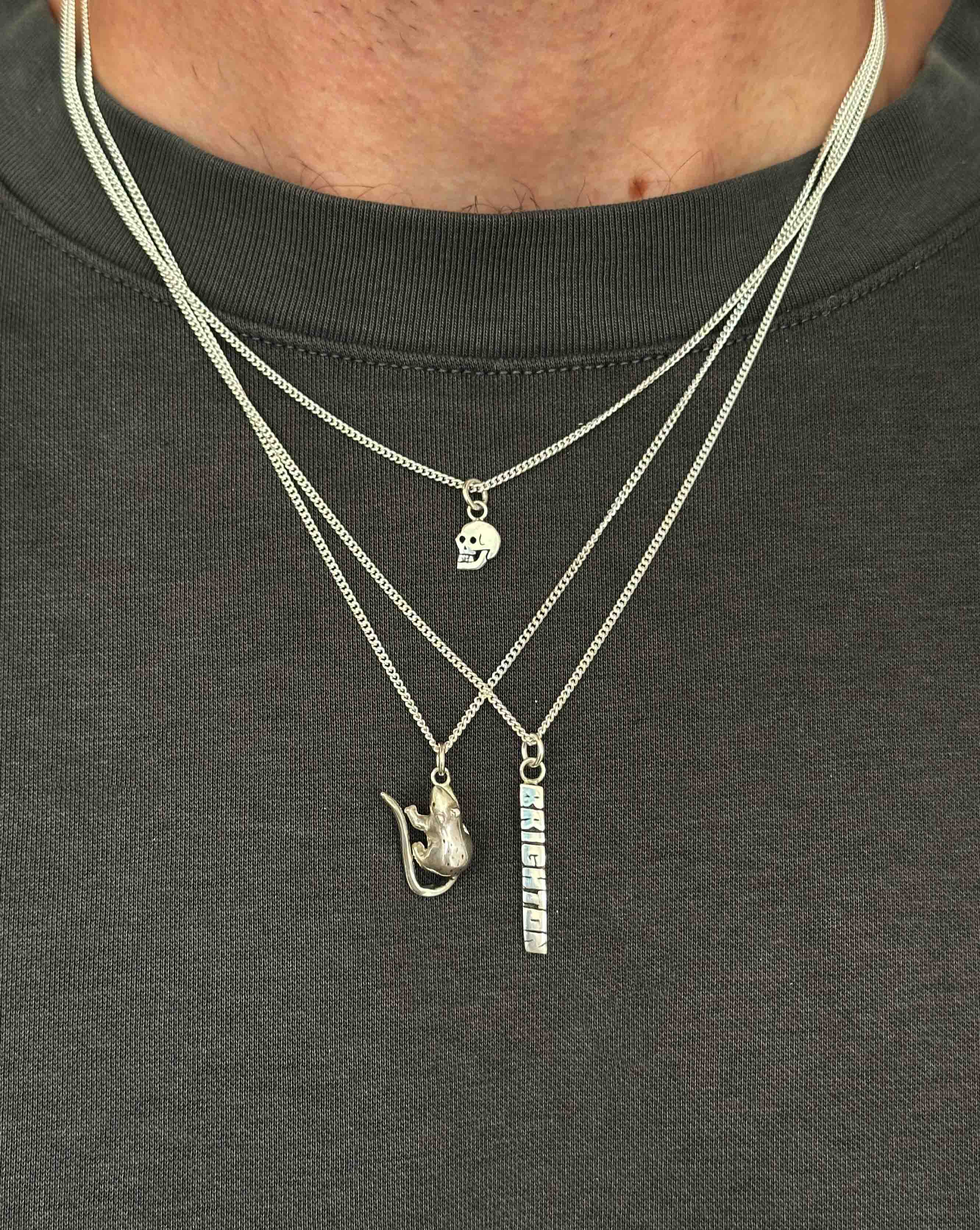 Teeny Tiny Nutter Skull Necklace - Image 3