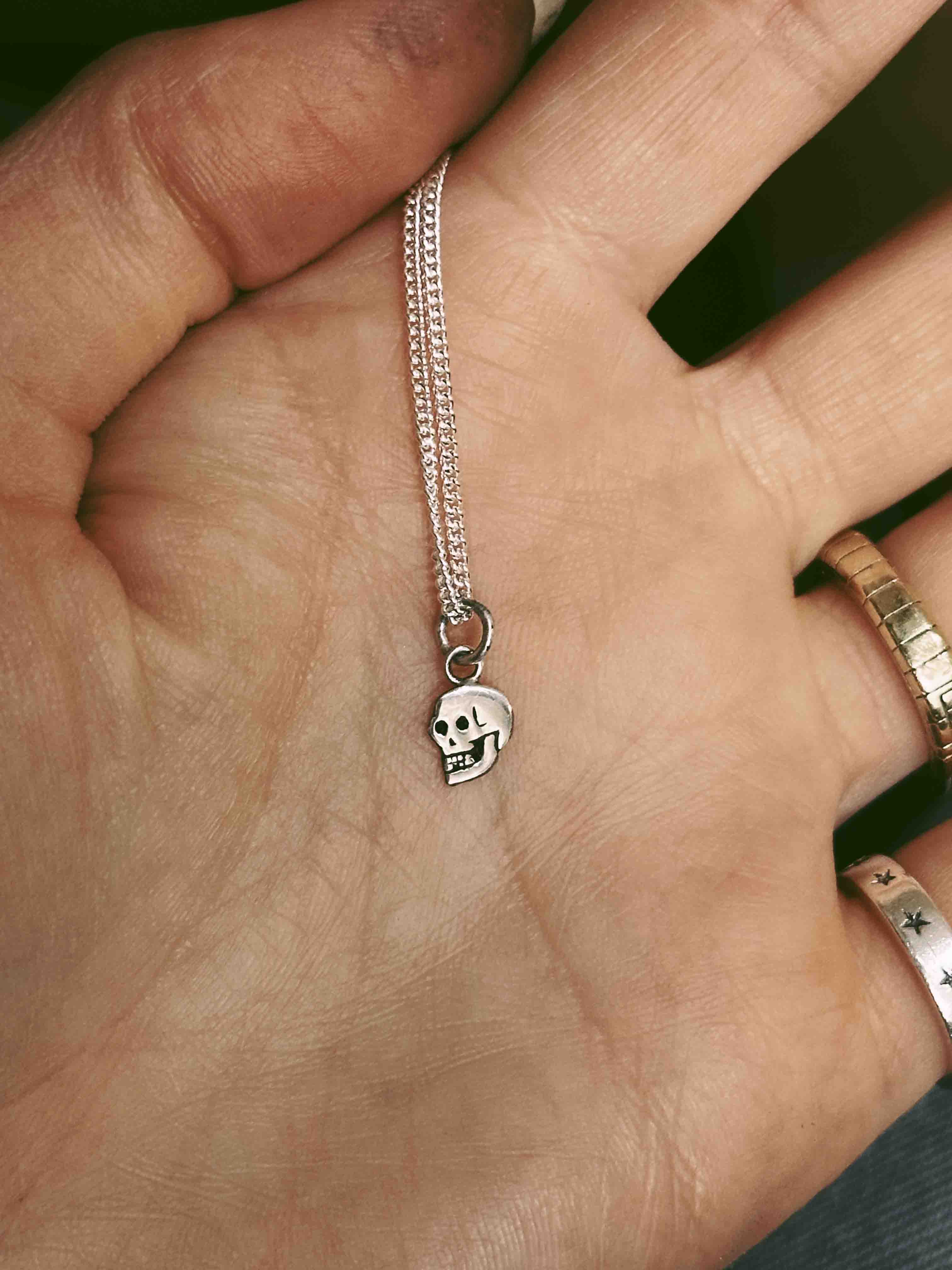 Teeny Tiny Nutter Skull Necklace - Image 4