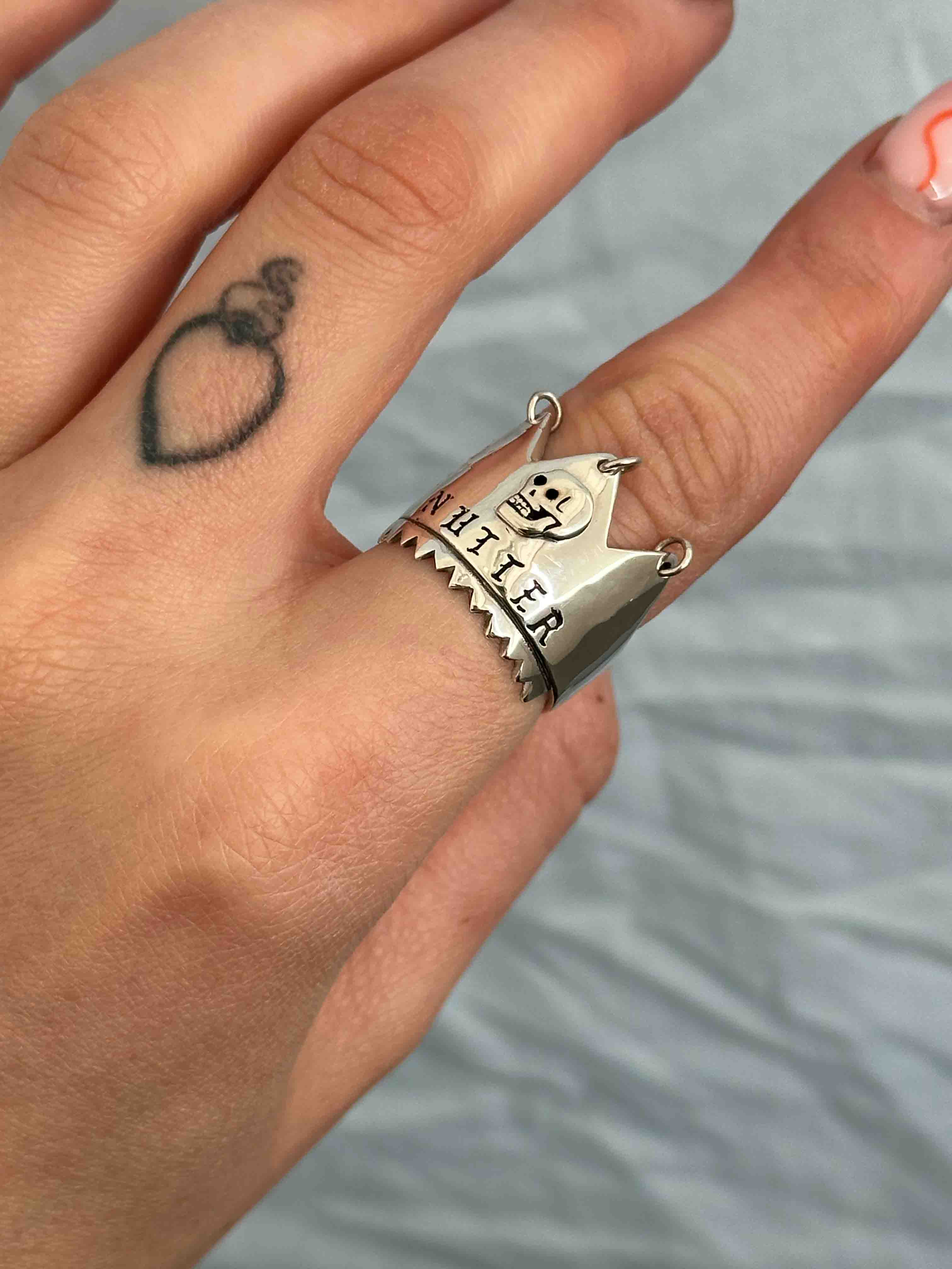 The Nutter Crown Ring in Sterling Silver - Image 2