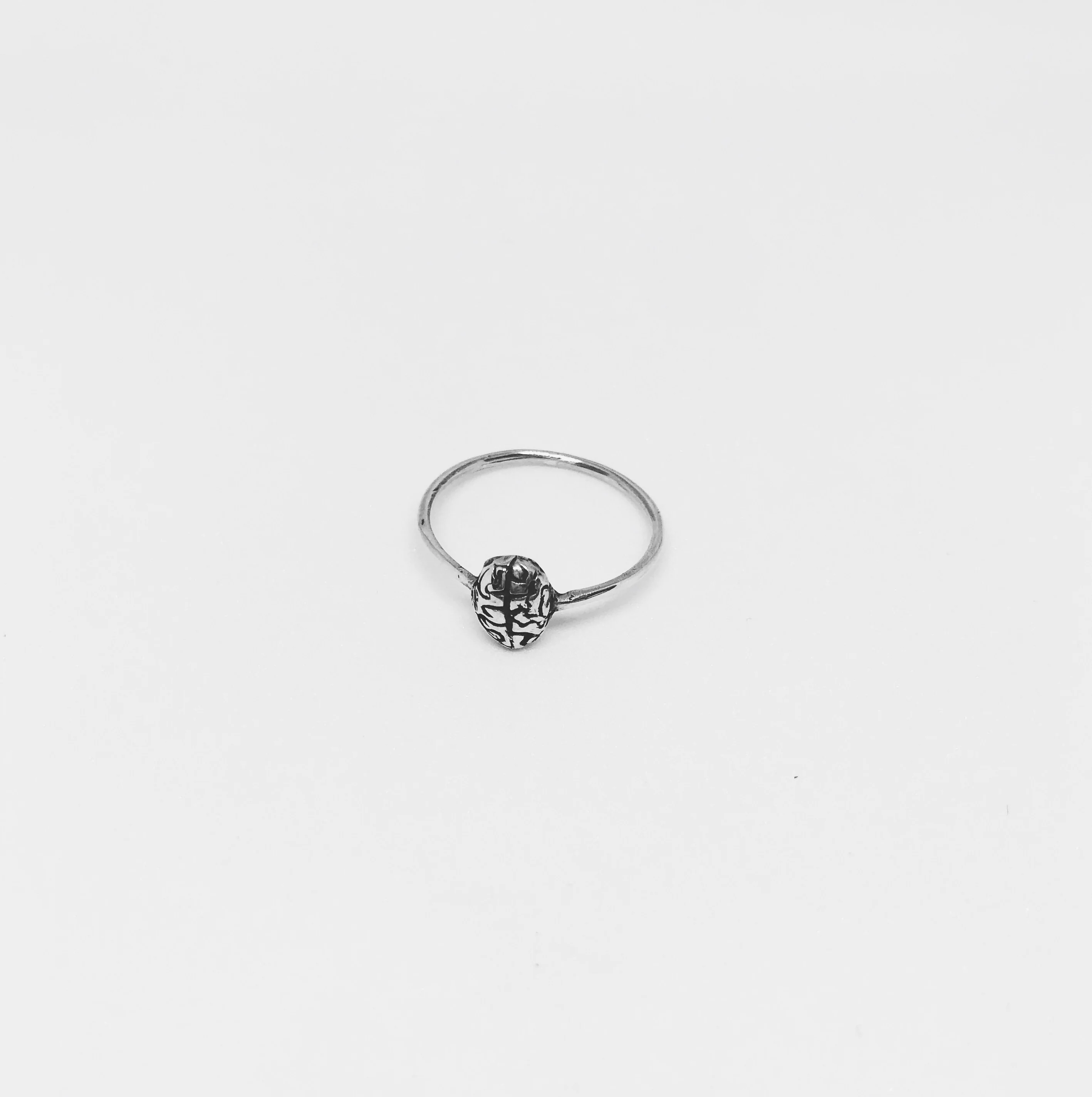 Tiny Brain Band Ring - Image 4
