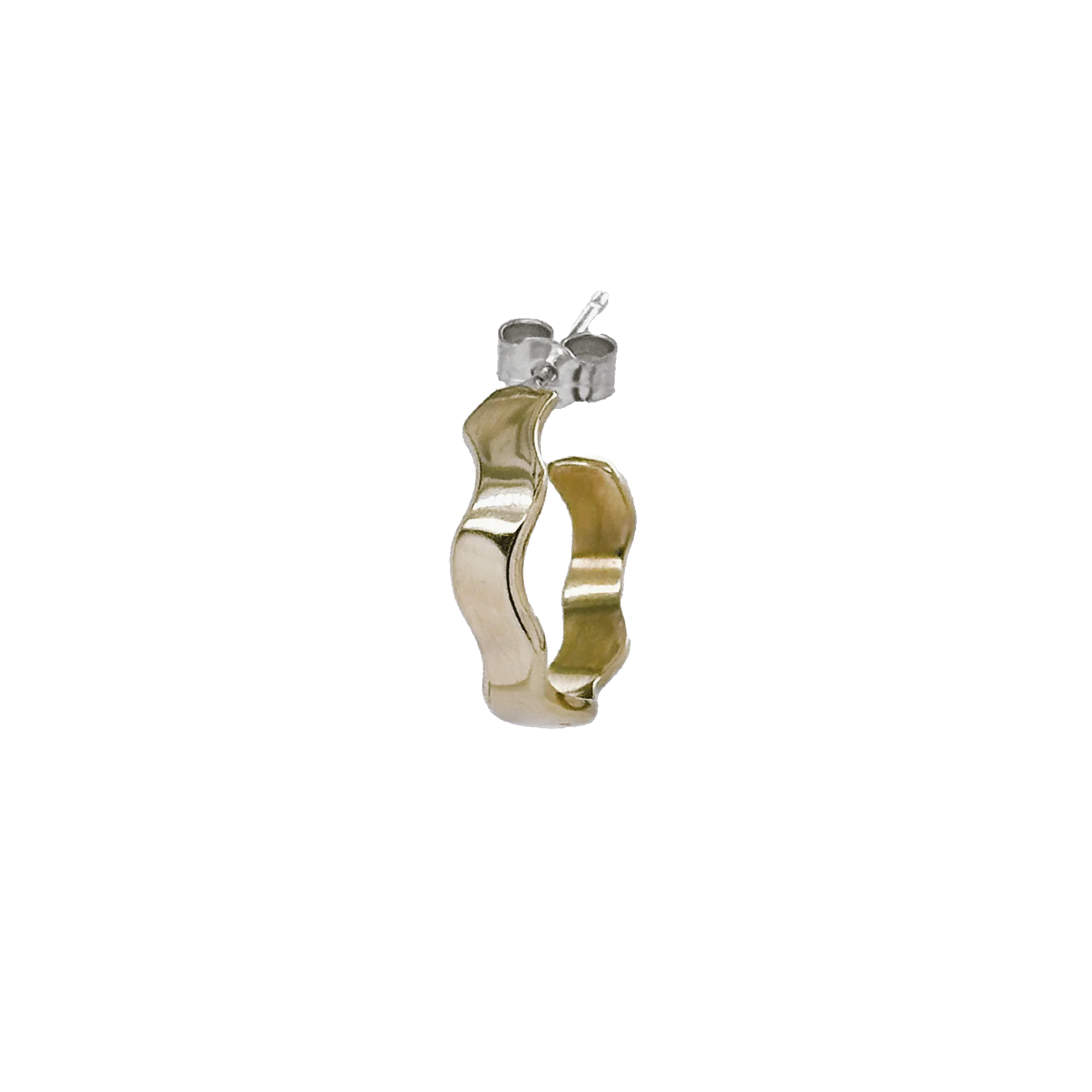Wavy Hoop Earrings - Image 7